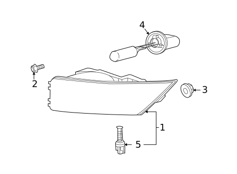 Fog Lamps for 2003 Saturn Ion #1