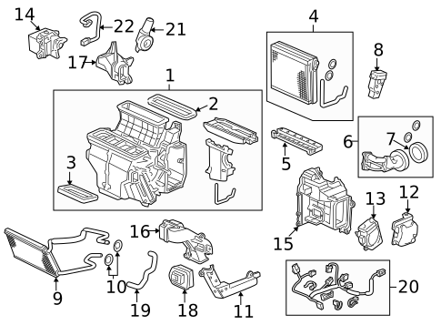 Blower Motor & Fan for 2015 Honda Pilot #2