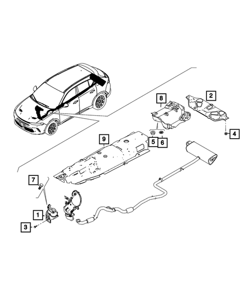 Exhaust System for 2025 Dodge Hornet #1