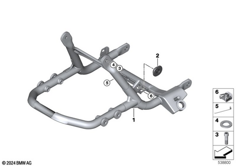 Motorcycle Frame for 2024 BMW-Motorrad CE #1