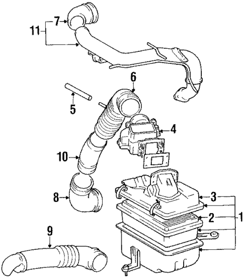 Air Inlet for 1987 Toyota Pickup #2