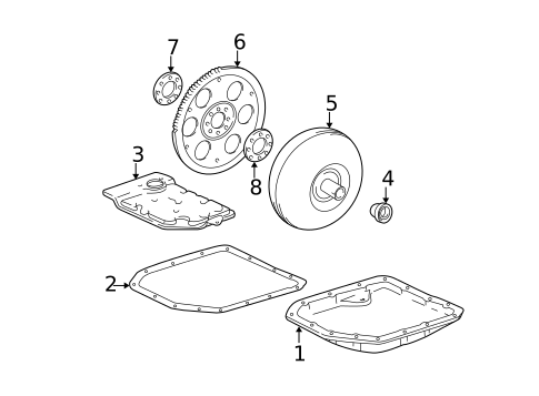 Transaxle Parts for 2000 Toyota Solara #0