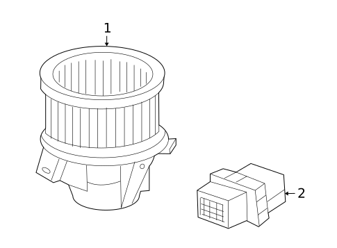Motors, Core, Case & Related Components for 2015 GMC Terrain #0