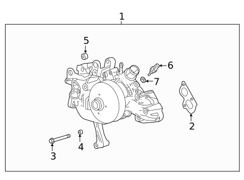 Water Pump for 2024 Chevrolet Express 2500 #0