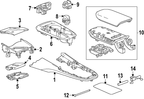 Parking Brake for 2024 Chevrolet Trax #1