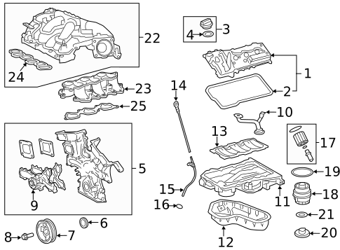 Engine Parts for 2018 Lexus RX450hL #17