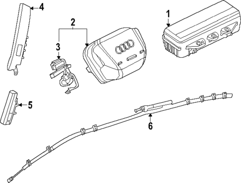 Air Bag Components for 2025 Audi Q6 e-tron #0
