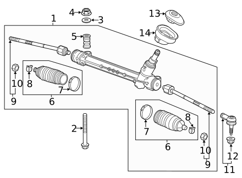 Steering Gear & Linkage for 2017 Buick Encore #0