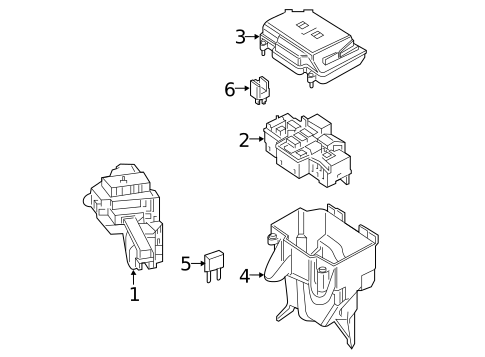 Fuse & Relay for 2019 Mercedes-Benz AMG GT 63 #1