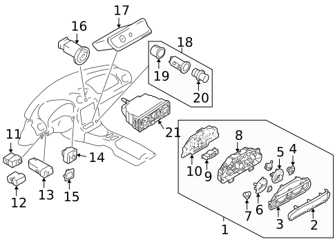Controls for 1999 Mazda Miata #0