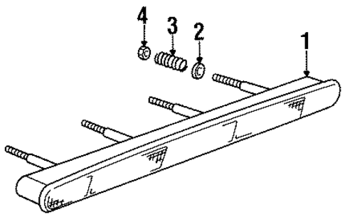 High Mount Lamps for 1998 BMW M3 #1