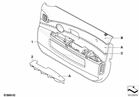 Door Trim Panels / Lateral Trim Panels for 2005 BMW 750i #2