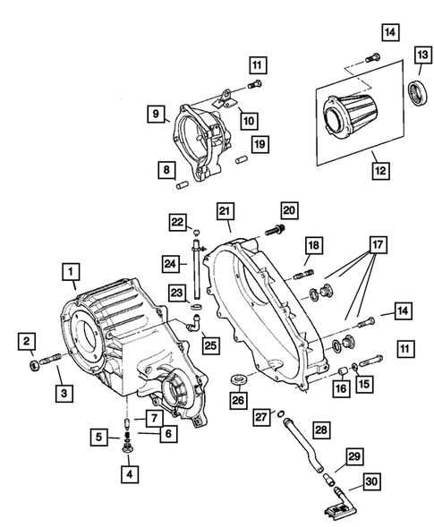 Case and Extension for 2007 Dodge Dakota #0