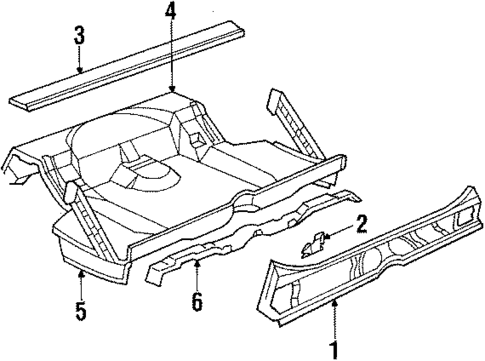 Rear Body for 1984 Buick LeSabre #0
