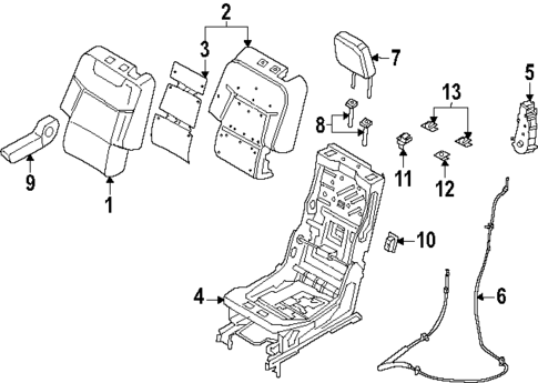 Second Row Seats for 2025 Ford Explorer #2
