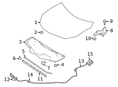 Hood & Components for 2017 Nissan Sentra #0