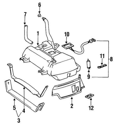 Fuel System Components for 1990 Dodge Monaco #0