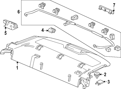 Interior Trim - Rear Body for 2023 Honda Accord #1