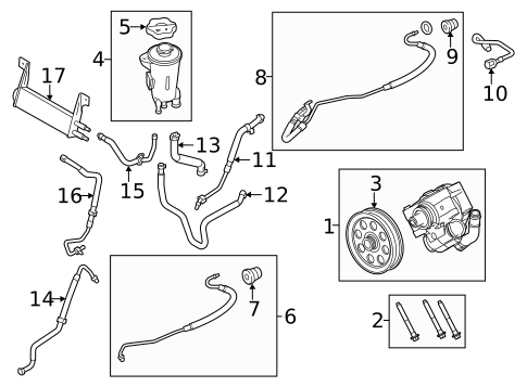 Pump & Hoses for 2013 Ford F-350 Super Duty #0