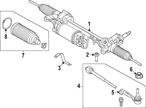 Steering Gear & Linkage for 2023 BMW i7 #0