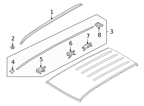 Luggage Carrier for 2025 Kia Sorento #0