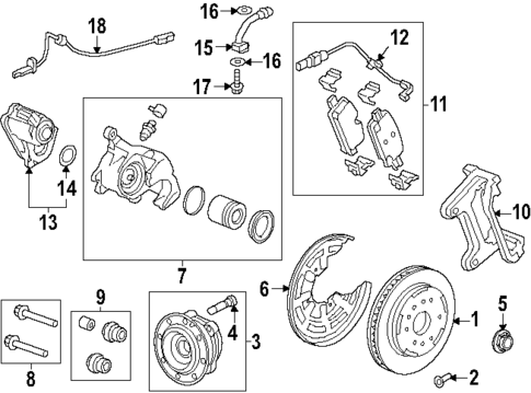 Rear Brakes for 2025 Chevrolet Silverado EV #0