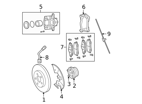 Brake Components for 2019 Dodge Grand Caravan #1