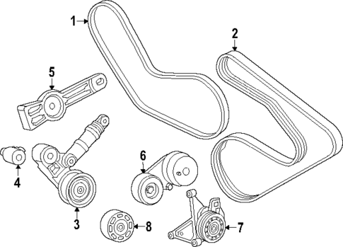 Belts & Pulleys for 2025 Ram 1500 #0