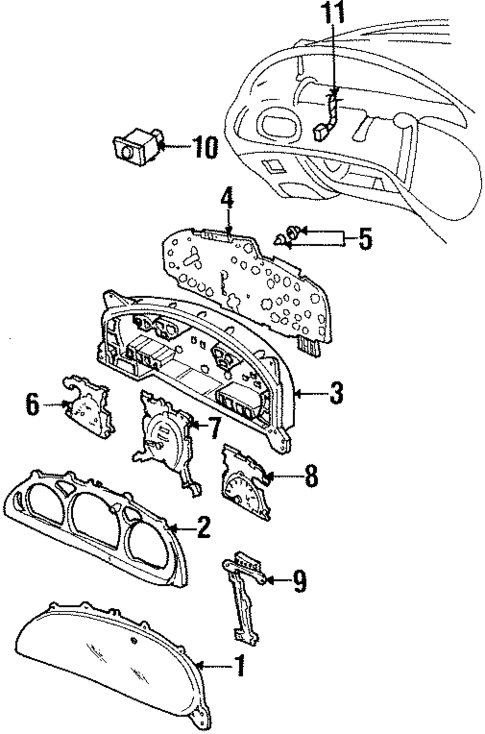 Switches for 1996 Mercury Sable #2