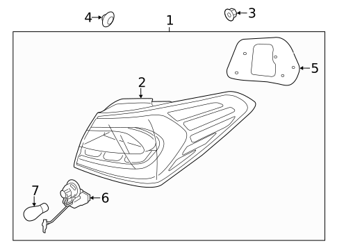 Combination Lamps for 2014 Kia Forte #1