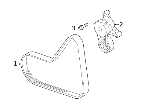 Belts & Pulleys for 2013 Audi TTS Quattro #1