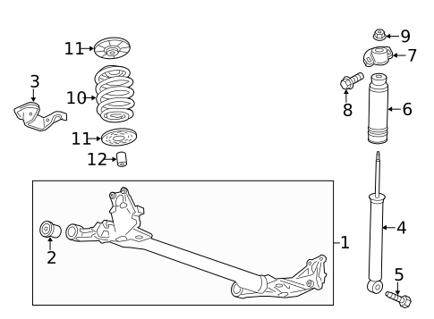 Rear Suspension for 2015 Chevrolet Volt #0