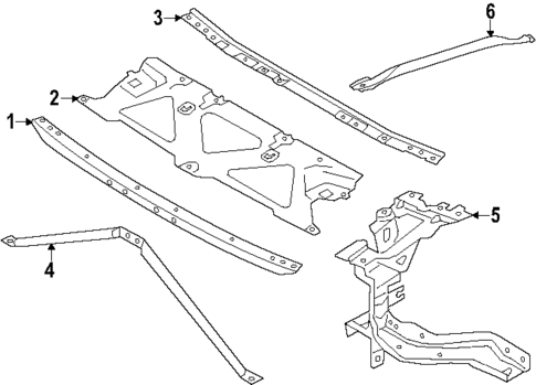 Radiator Support for 2024 BMW 540i xDrive #0