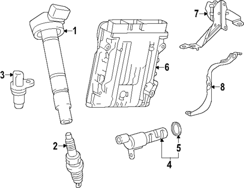 Ignition System for 2024 Toyota Tacoma #0