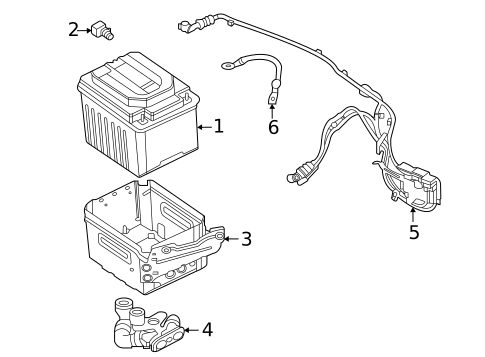 Battery & Related Components for 2024 BMW X6 #0