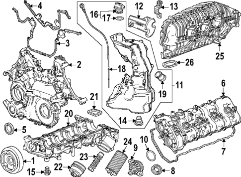 Engine Parts for 2023 Chevrolet Corvette #0
