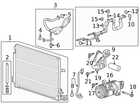 Hardware, Fasteners & Fittings for 2018 Cadillac XT5 #8