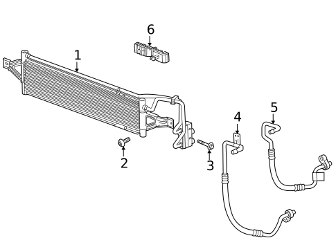 Trans Oil Cooler for 2021 Chevrolet Trailblazer #0
