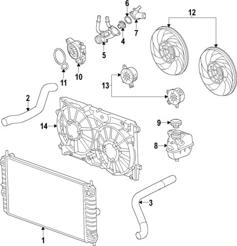 Cooling System for 2023 Buick Envision #14
