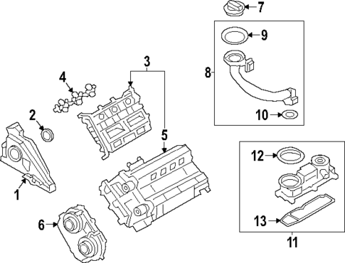 Valve & Timing Covers for 2020 Porsche Cayenne #1