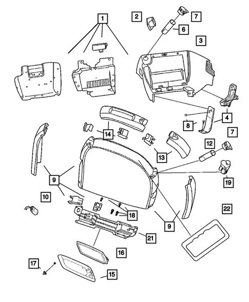 Consoles for 2001 Chrysler Voyager #0