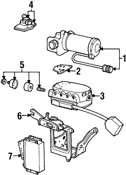 Anti-Lock Brakes for 1996 Lincoln Mark VIII #0