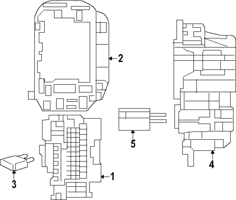 Fuse & Relay for 2019 Mercedes-Benz AMG GT 63 #2