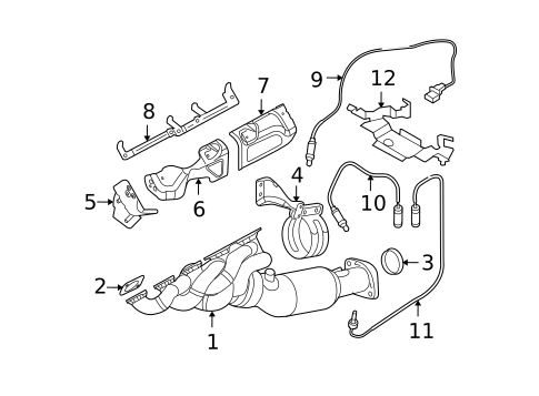 Exhaust Manifold for 2007 BMW M5 #0