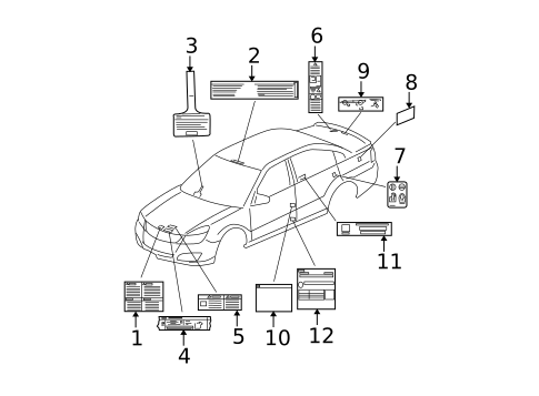 Labels for 2009 Saturn Aura #0
