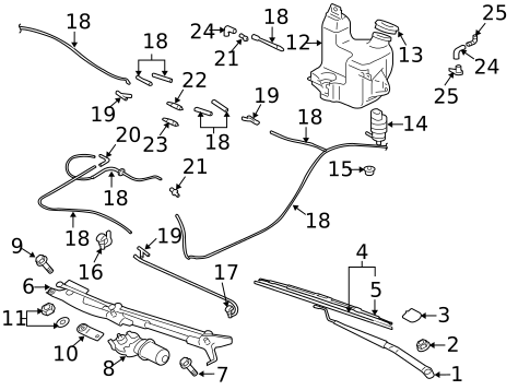 Wipers for 2008 Mitsubishi Lancer #0