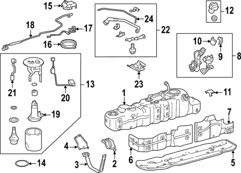 Senders for 2022 Toyota Tundra #0