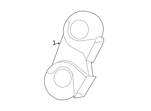Horn for 2005 Chevrolet Malibu #0