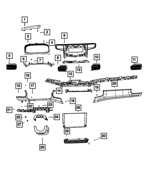 Instrument Panel for 2023 Jeep Grand Wagoneer #0
