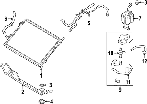 Radiator & Components for 2022 Ford F-150 Lightning #0